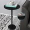 Small Spaces Pedestal Side Table for Sofa Couch Chair Patio